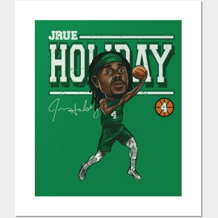 Jrue Holiday Boston Cartoon Posters and Art